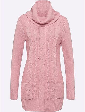 Pull Long Poches Plaquées - Taille Standard - Moda Vilona