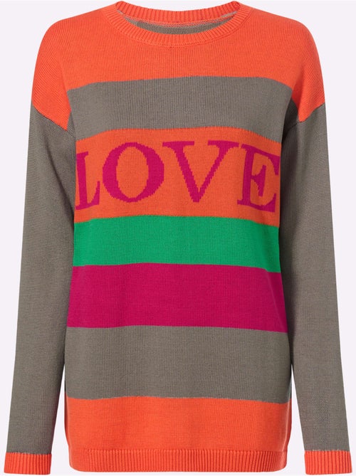 Pull long pull tendance en mélange de cotons doux - taille standard - moda vilona - Kiabi Pull long pull tendance en mélange de cotons doux - taille standard - moda vilona - Kiabi