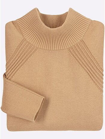 Pull Long Pur Coton - Taille Standard - Moda Vilona