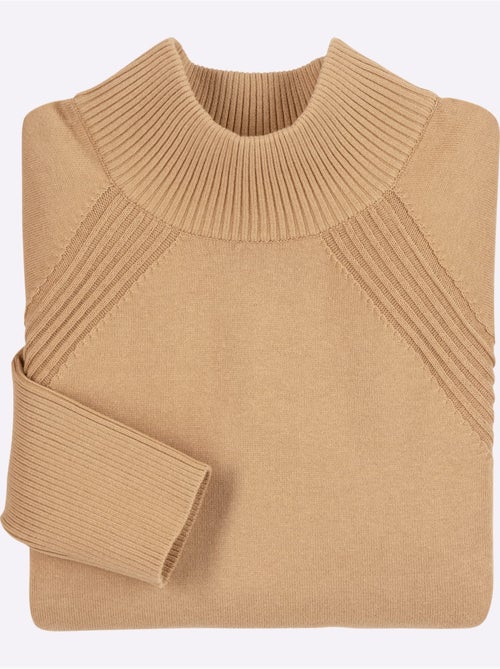 Pull Long Pur Coton - Taille Standard - Moda Vilona - Kiabi