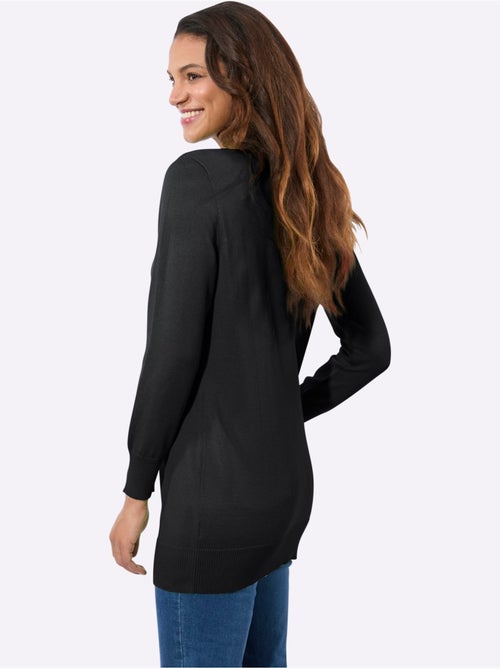 Pull Long Pur Coton - Taille Standard - Witt - Kiabi