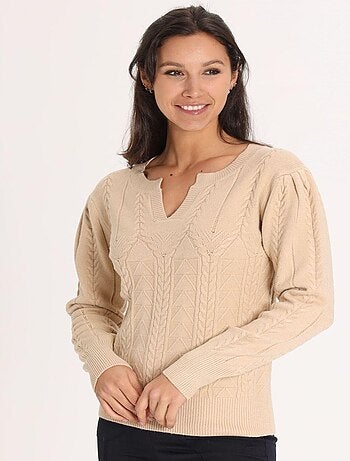 Pull LOUA Camel Pull plongeant