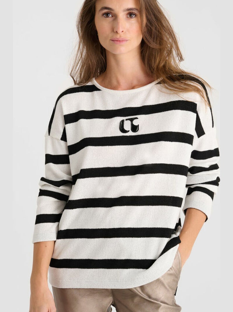 Pull MACY 'Le Temps Des Cerises' Blanc - Kiabi