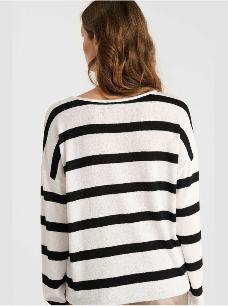 Pull macy 'le temps des cerises' Blanc - Kiabi