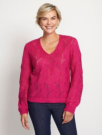 Pull maille ajourée - Afibel