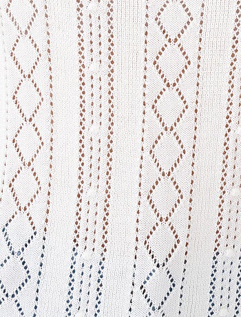 Pull maille ajourée - Damart