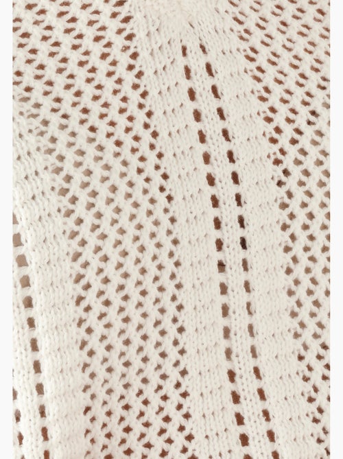 Pull maille ajourée - Damart - Kiabi