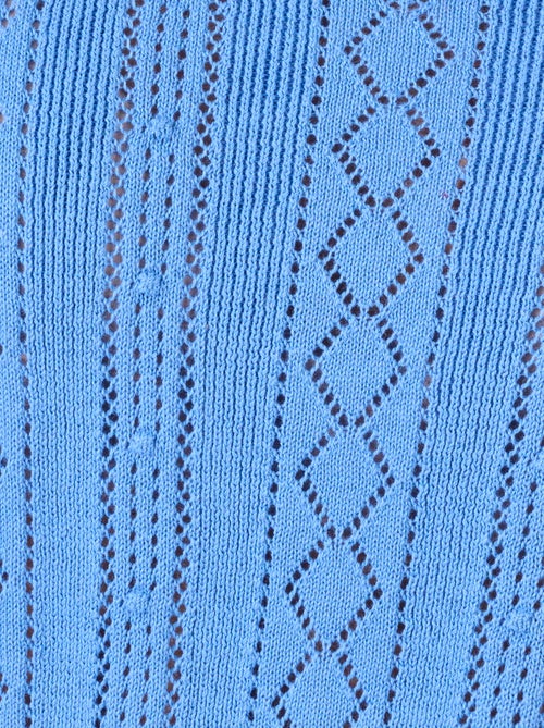 Pull maille ajourée - Damart - Kiabi