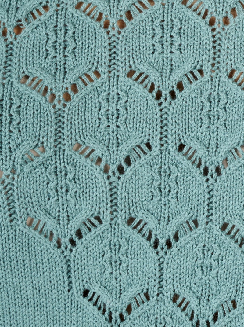 Pull maille ajourée - Damart Rose pâle - Kiabi