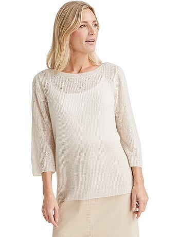 Pull maille ajourée - DAXON
