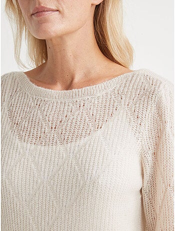 Pull maille ajourée - DAXON