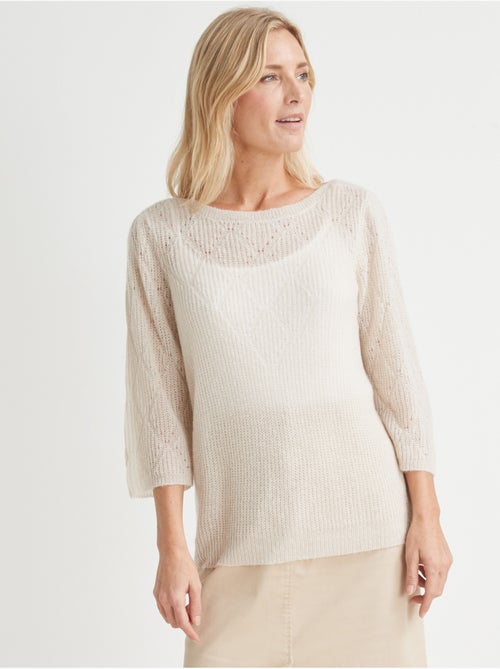 Pull maille ajourée - DAXON - Kiabi