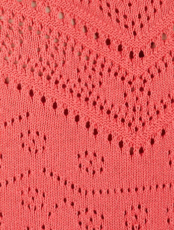 Pull maille ajourée manches aux coudes - Damart