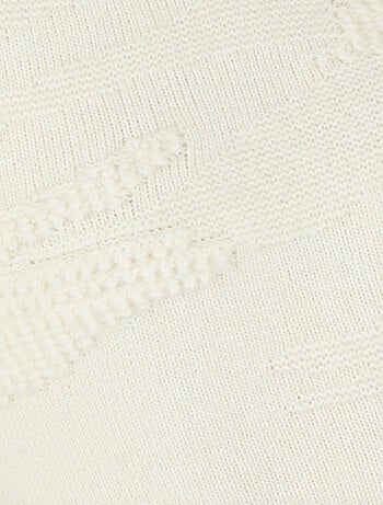 Pull maille bouclette en relief - Damart
