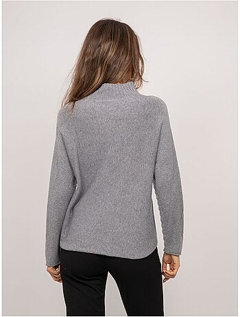 Pull maille col montant oversize kaleta