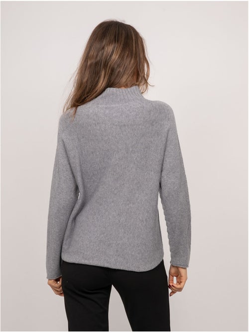Pull maille col montant oversize kaleta - Kiabi Pull maille col montant oversize kaleta - Kiabi