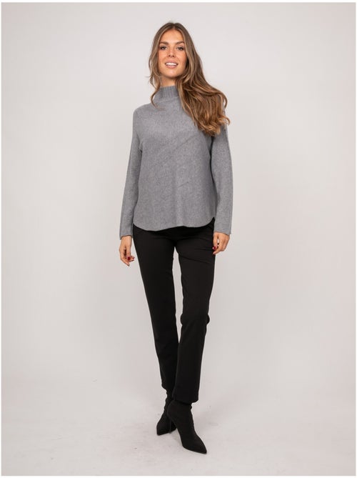 Pull maille col montant oversize kaleta - Kiabi Pull maille col montant oversize kaleta - Kiabi