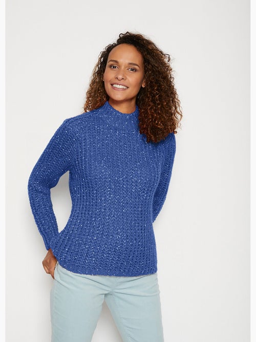 Pull maille côtelée - Afibel - Kiabi