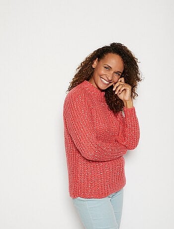 Pull maille côtelée - Afibel
