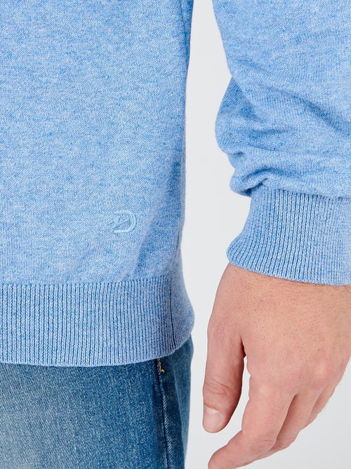 Pull maille coton mélangé - Damart - Kiabi