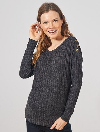 Pull maille doudou - Kiabi