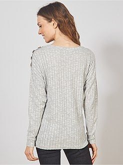 Pull maille doudou - Kiabi