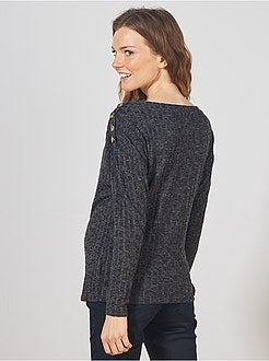 Pull maille doudou - Kiabi