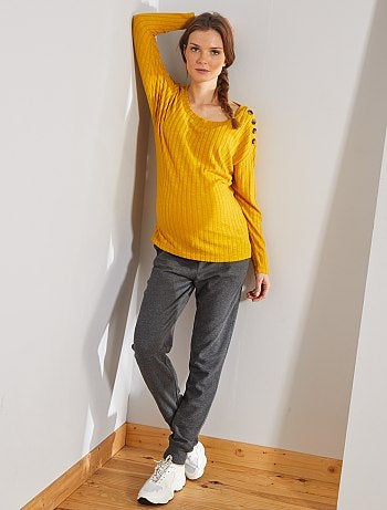 Pull maille doudou - Kiabi