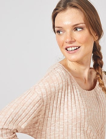 Pull maille doudou - Kiabi