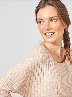 Pull maille doudou - Kiabi