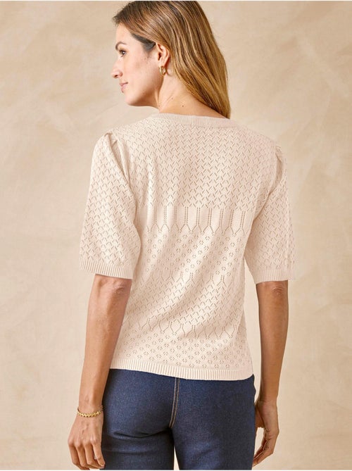 Pull maille encolure ronde - DAXON - Kiabi