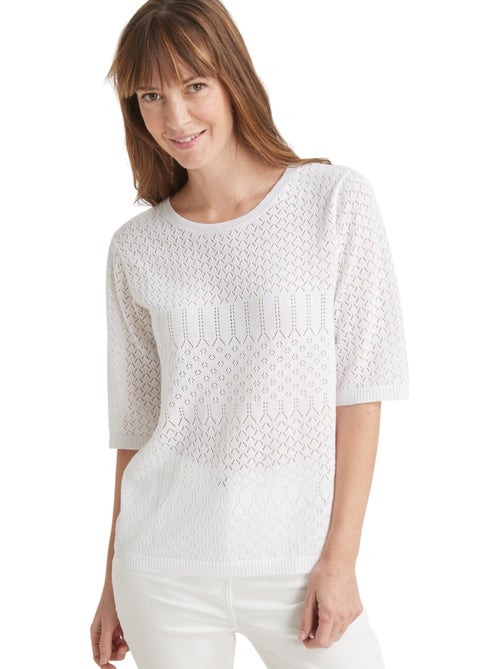 Pull maille encolure ronde - DAXON - Kiabi