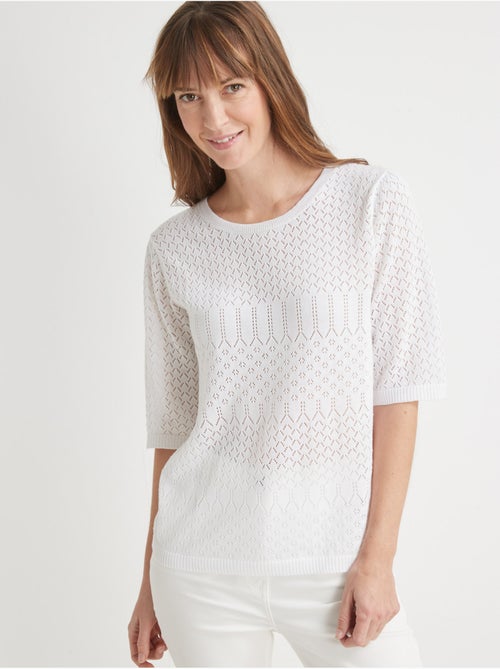 Pull maille encolure ronde - DAXON - Kiabi