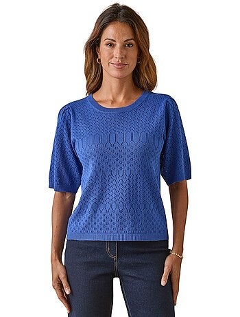 Pull maille encolure ronde - DAXON