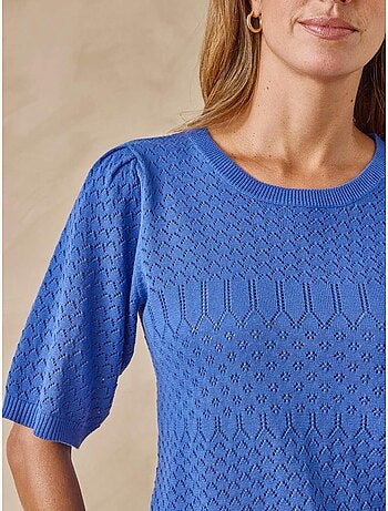 Pull maille encolure ronde - DAXON