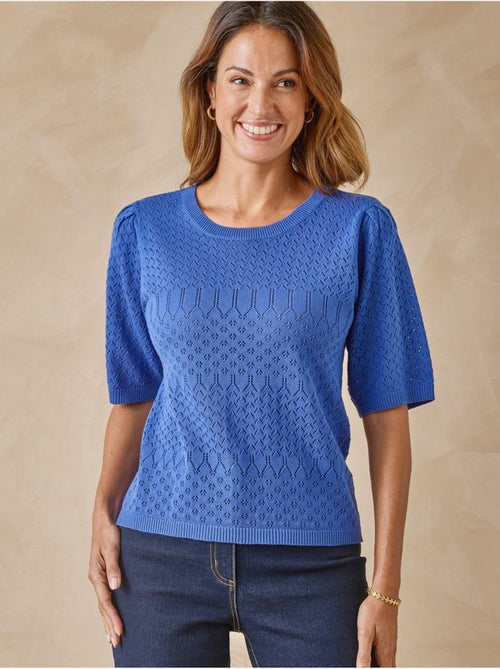 Pull maille encolure ronde - DAXON - Kiabi