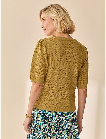 Pull maille encolure ronde - DAXON