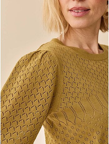 Pull maille encolure ronde - DAXON