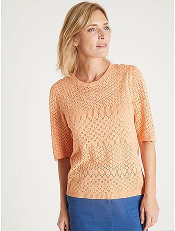 Pull maille encolure ronde - DAXON