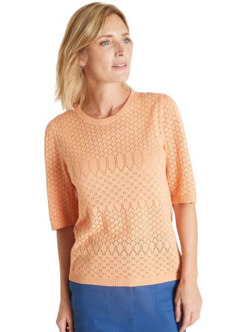 Pull maille encolure ronde - DAXON - Kiabi