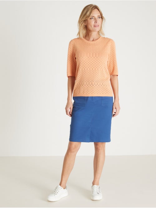 Pull maille encolure ronde - DAXON - Kiabi