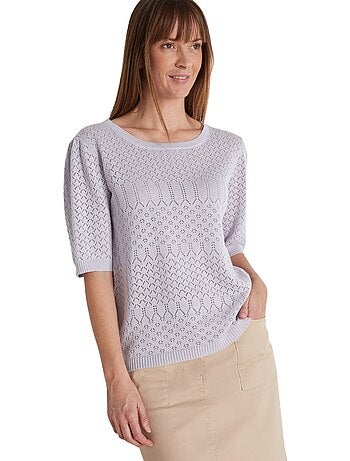 Pull maille encolure ronde - DAXON