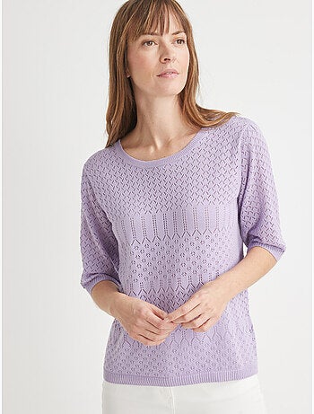 Pull maille encolure ronde - DAXON