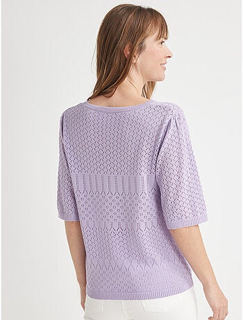 Pull maille encolure ronde - DAXON