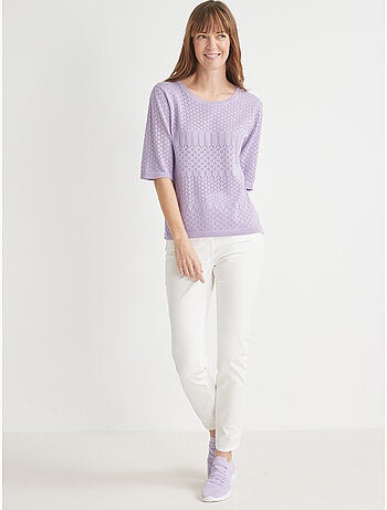 Pull maille encolure ronde - DAXON