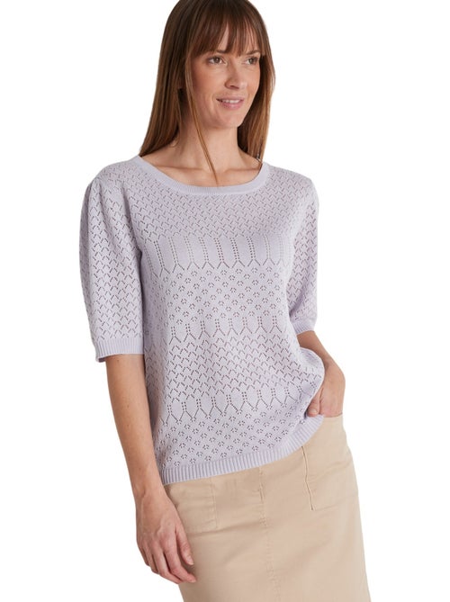 Pull maille encolure ronde - DAXON - Kiabi