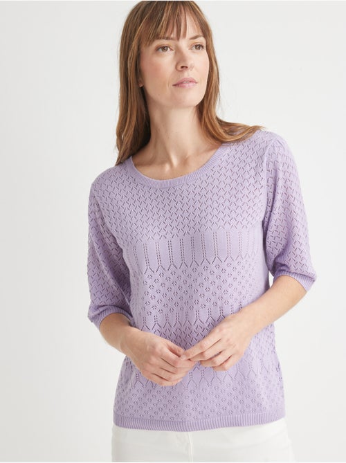 Pull maille encolure ronde - DAXON - Kiabi