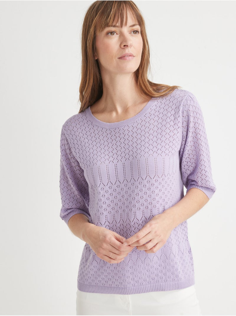 Pull maille encolure ronde - DAXON Parme - Kiabi