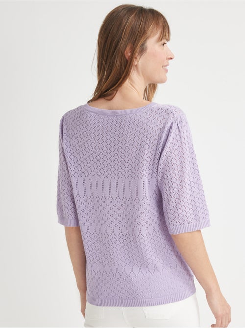 Pull maille encolure ronde - DAXON - Kiabi