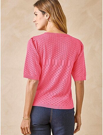 Pull maille encolure ronde - DAXON